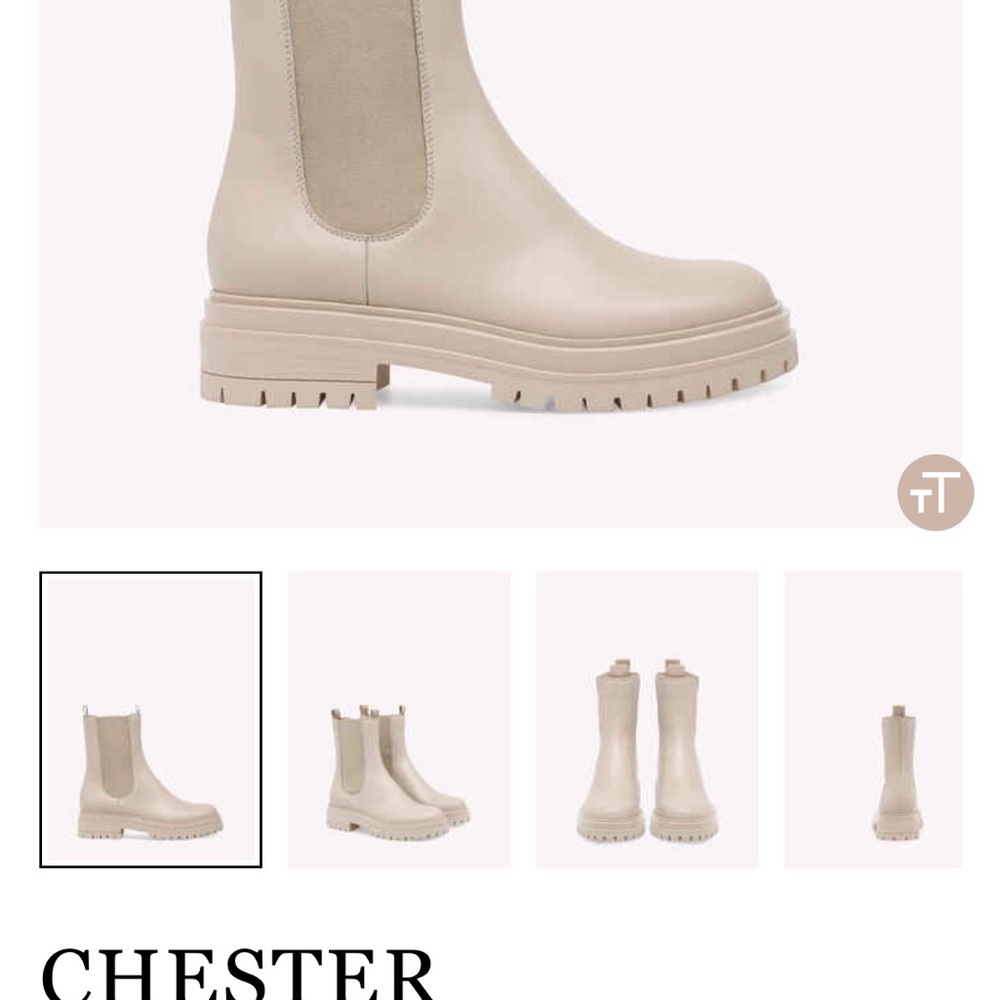 Gianvito Rossi Tan Ankle Boots